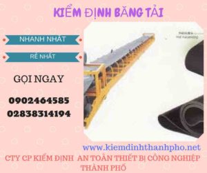 Hình ảnh kiểm định băng tải