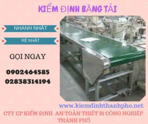 Hình ảnh kiểm định băng tải