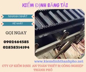 Hình ảnh kiểm định băng tải