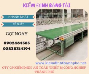 Hình ảnh kiểm định băng tải