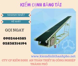 Hình ảnh kiểm định băng tải