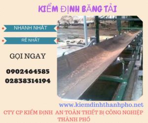 Hình ảnh kiểm định băng tải