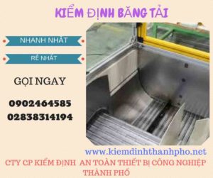 Hình ảnh kiểm định băng tải