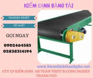 Hình ảnh kiểm định băng tải