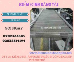 Hình ảnh kiểm định băng tải