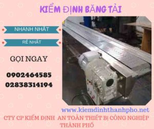 Hình ảnh kiểm định băng tải