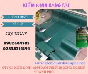 Hình ảnh kiểm định băng tải