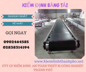 Hình ảnh kiểm định băng tải