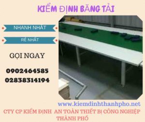 Hình ảnh kiểm định băng tải