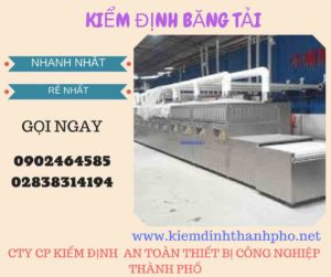 Hình ảnh kiểm định băng tải