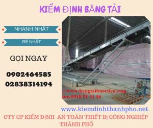 Hình ảnh kiểm định băng tải