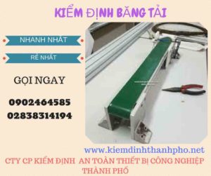 Hình ảnh kiểm định băng tải