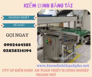 Hình ảnh kiểm định băng tải