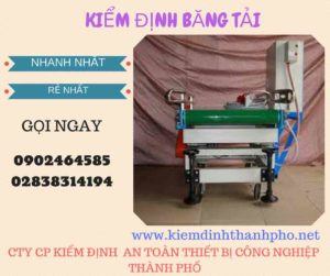 Hình ảnh kiểm định băng tải