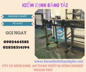 Hình ảnh kiểm định băng tải