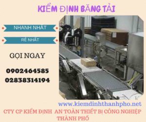 Hình ảnh kiểm định băng tải