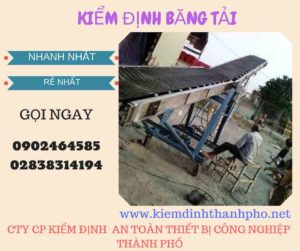 Hình ảnh kiểm định băng tải