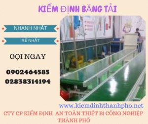 Hình ảnh kiểm định băng tải