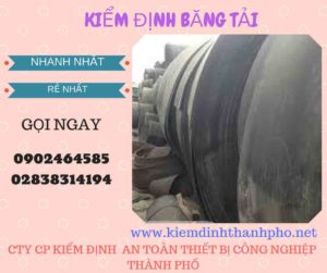 Hình ảnh kiểm định băng tải