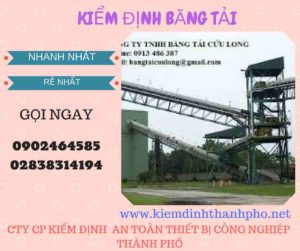 Hình ảnh kiểm định băng tải