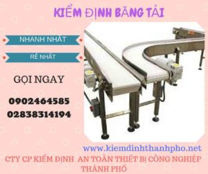 Hình ảnh kiểm định băng tải