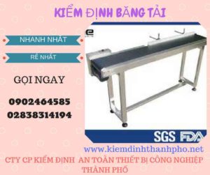 Hình ảnh kiểm định băng tải