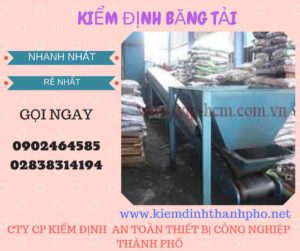 Hình ảnh kiểm định băng tải