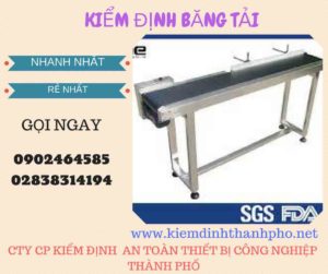 Hình ảnh kiểm định băng tải