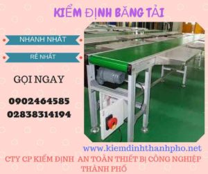 Hình ảnh kiểm định băng tải