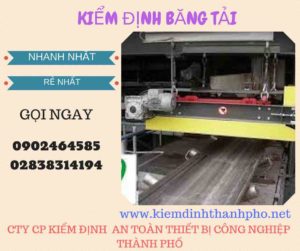 Hình ảnh kiểm định băng tải