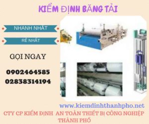 Hình ảnh kiểm định băng tải