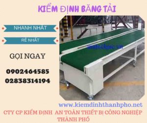 Hình ảnh kiểm định băng tảiHình ảnh kiểm định băng tải