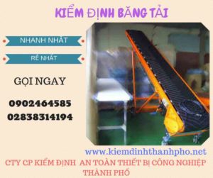 Hình ảnh kiểm định băng tải