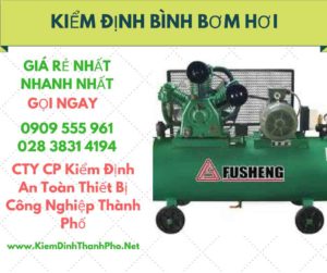 kiểm định bình bơm hơi-Hồ sơ kiểm định bình bơm hơi