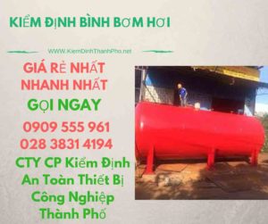 hình ảnh kiểm định bình bơm hơi