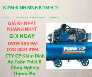 hình ảnh kiểm định bình bơm hơi