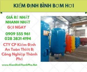 hình ảnh kiểm định bình bơm hơi