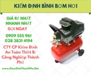 hình ảnh kiểm định bình bơm hơi