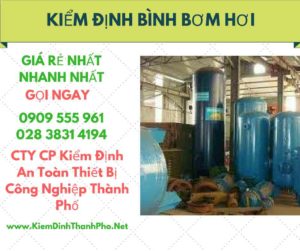 hình ảnh kiểm định bình bơm hơi