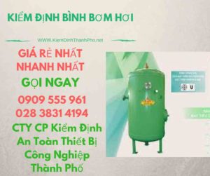 hình ảnh kiểm định bình bơm hơi