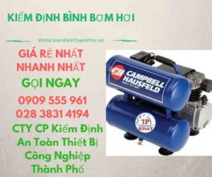 hình ảnh kiểm định bình bơm hơi