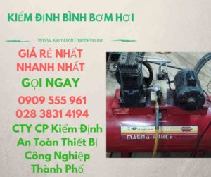 hình ảnh kiểm định bình bơm hơi