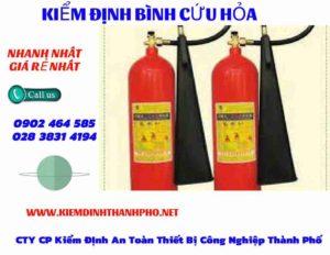 Hình ảnh kiểm định BÌnh cứu hoả