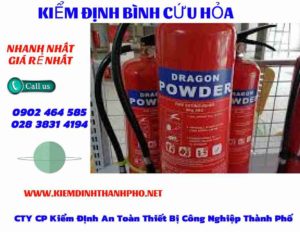 Hình ảnh kiểm định BÌnh cứu hoả