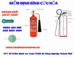 Hình ảnh kiểm định BÌnh cứu hoả