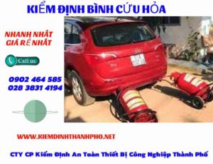 Hình ảnh kiểm định BÌnh cứu hoả