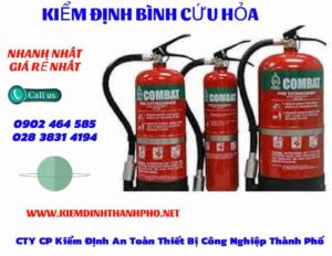 Hình ảnh kiểm định BÌnh cứu hoả