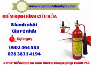 Hình ảnh kiểm định BÌnh cứu hoả