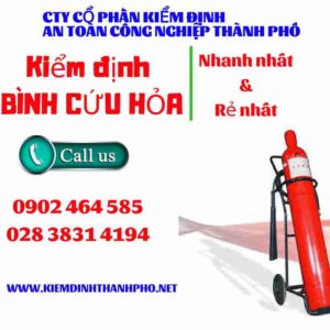 Hình ảnh kiểm định BÌnh cứu hoả