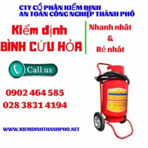 Hình ảnh kiểm định BÌnh cứu hoả